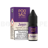 Blueberry Jam Tart 10ml Nic Salt E-Liquid by Fusion Pod Salt
